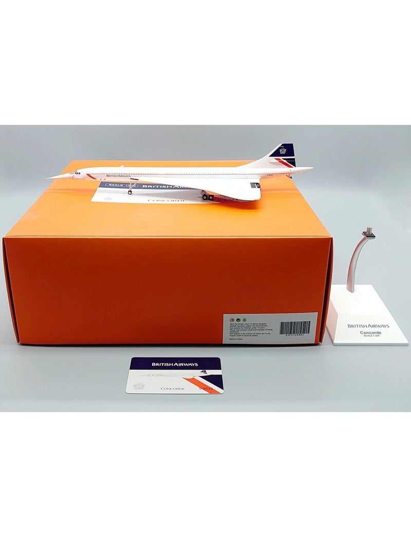 JC Wings Consonic British Aircraft Model Supersonic  Aircraft, Collectible Gift