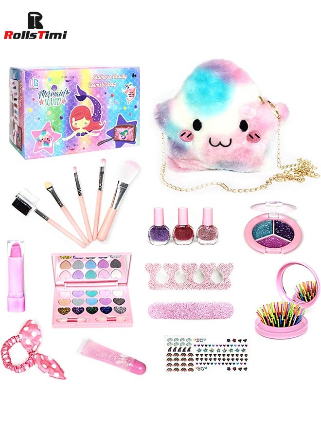 Children's Cosmetics Toys Girls Makeup Toys Handbag Set Passing Gifts Kids Washable Makeup Girls Toys