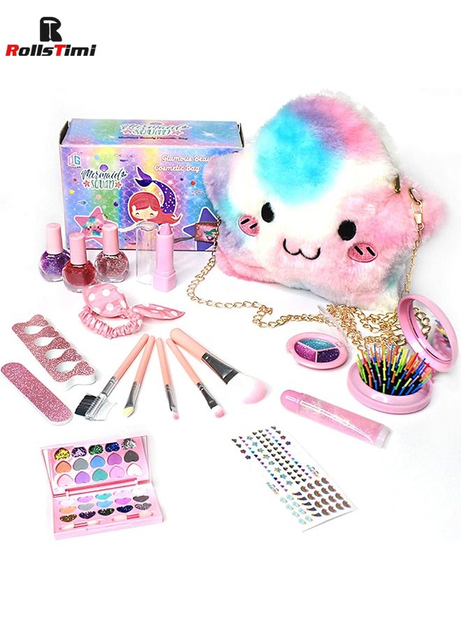 Children's Cosmetics Toys Girls Makeup Toys Handbag Set Passing Gifts Kids Washable Makeup Girls Toys