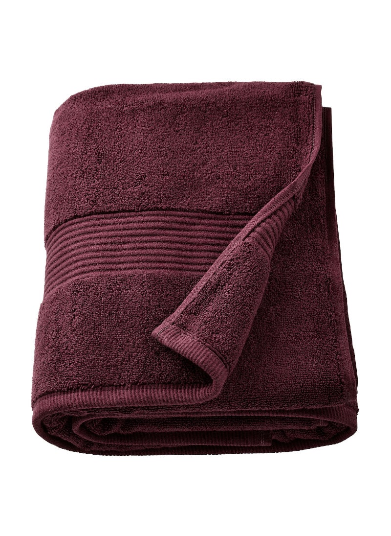 Bath Sheet, Deep Red Soft and Absorbent Towel for Bathrooms, Spa, and Gym