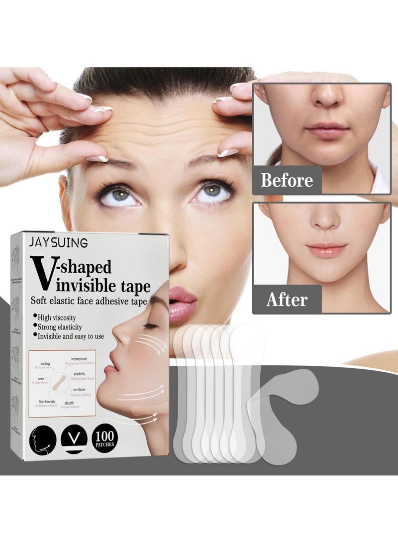 Jaysuing V shaped Lifting Invisible Patch Diminishes Fine Lines Lifting Firming Shaping Chin Shrinking
