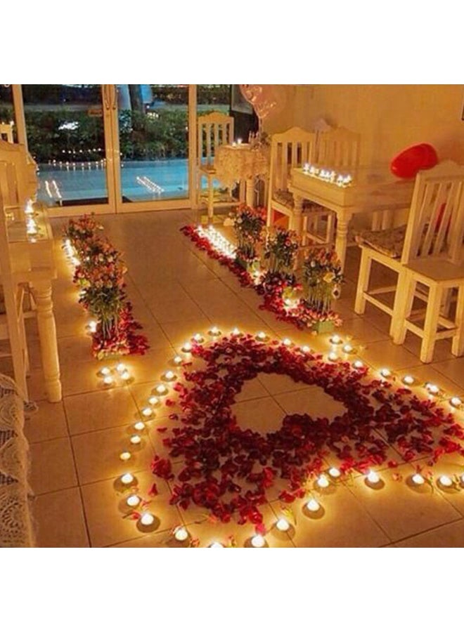 Romantic Roses And Candles Decorations