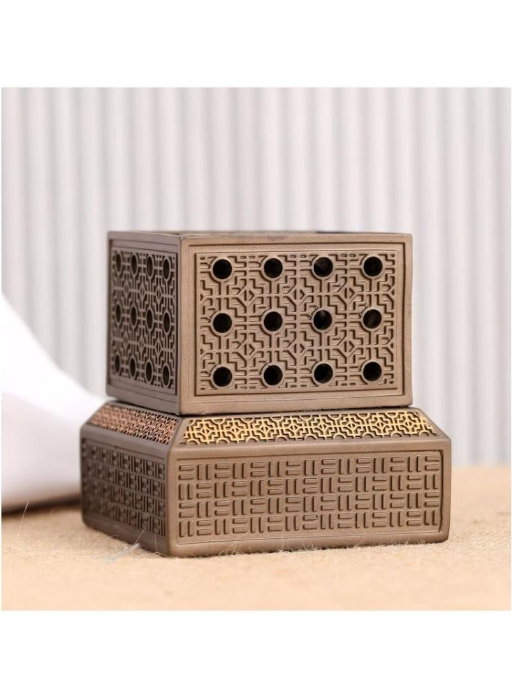 Bakhoor Burner With Magnetic Cover Oud Charcoal Incense Burner