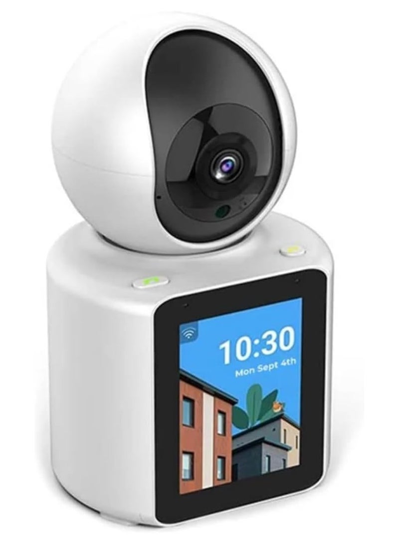 Full HD Camera with AI Auto Tracking & HD Display. camera, camera for home, baby monitor, Ideal Baby Monitor/Pet Camera. Smart Wifi Camera with Night Vision, Motion Detection, Two-Way Video Calling