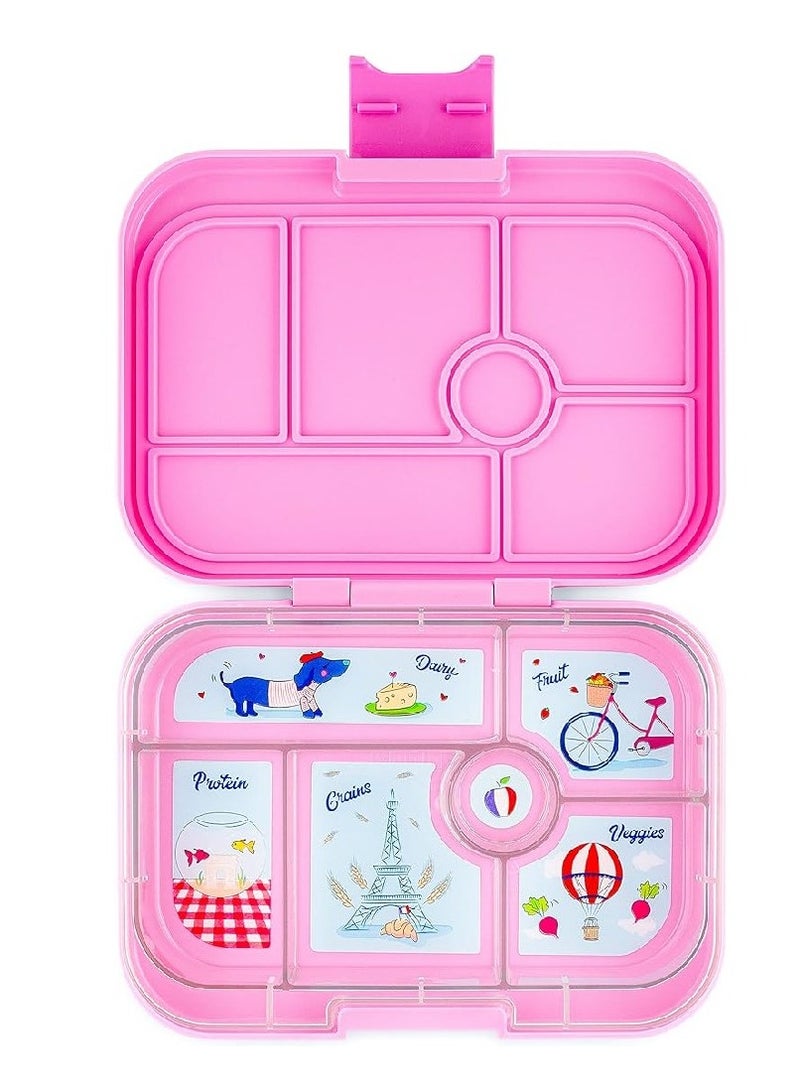 Yumbox  6-Compartment Bento Box Pink