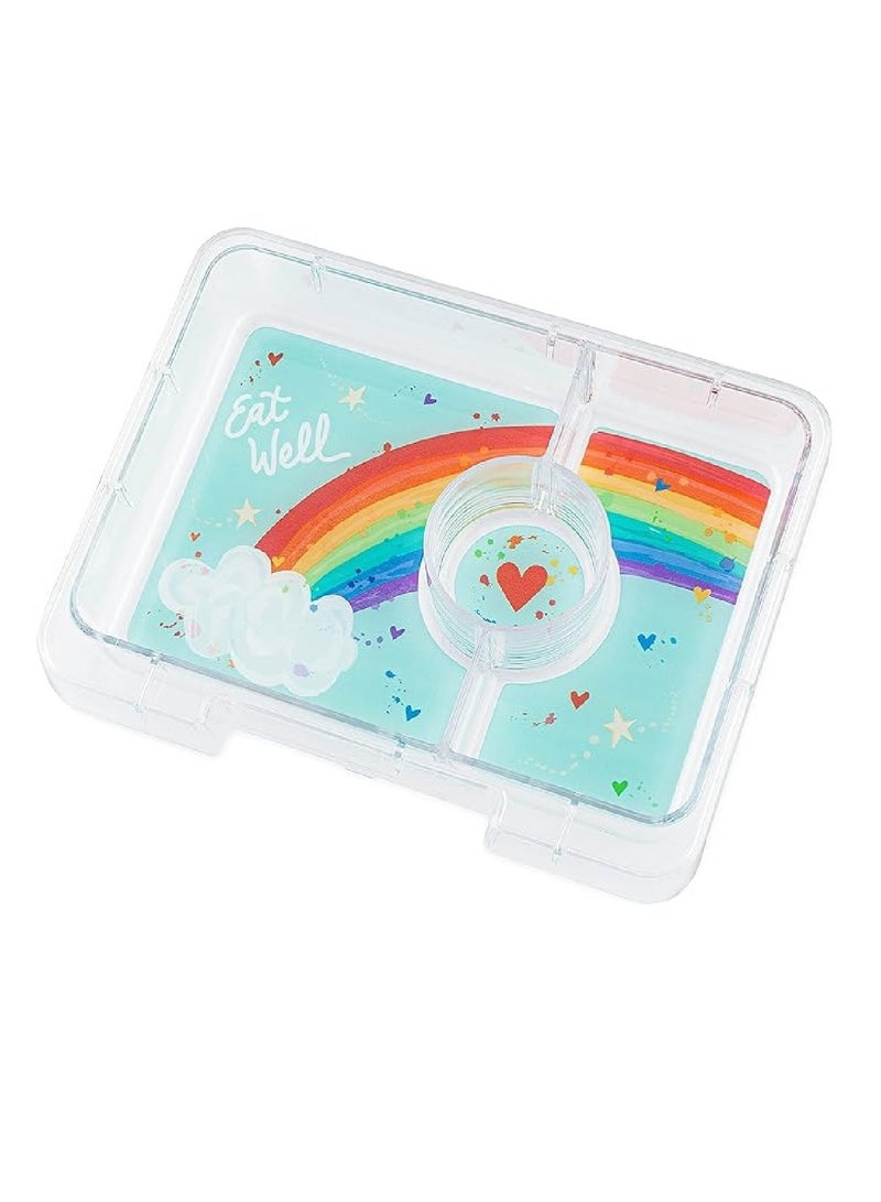 Yumbox Snack 3-Compartment Snack Box Aqua