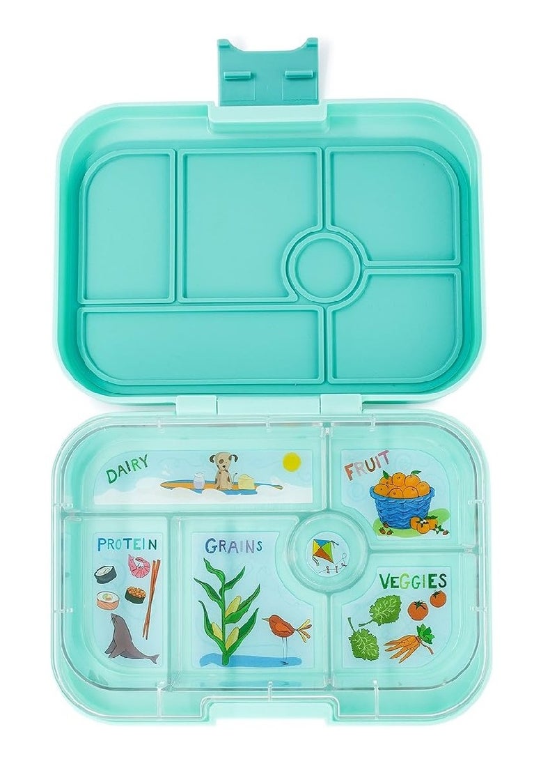 Yumbox  6-Compartment Bento Box Surf Green