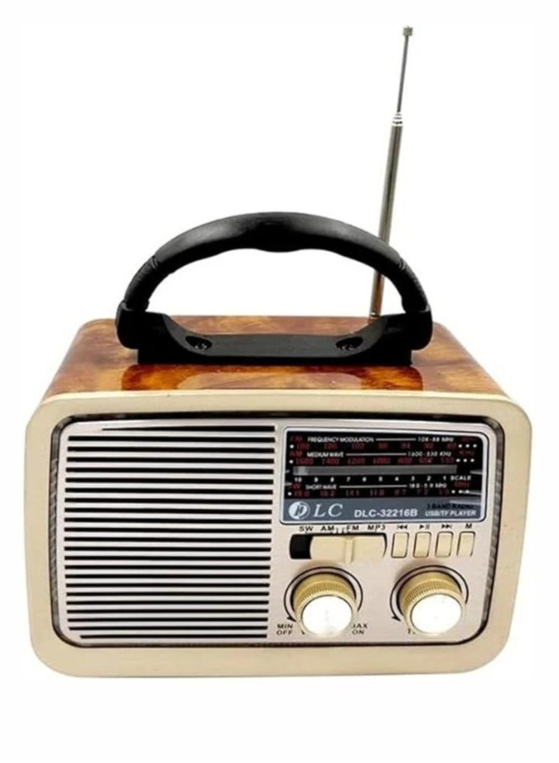 DENX/DX2427 Classic Portable Radio with Bluetooth Speaker: Dink's Brand