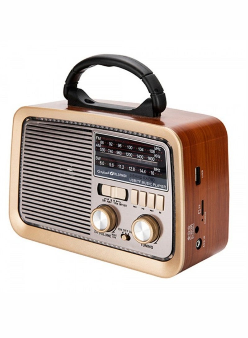 DENX/DX2427 Classic Portable Radio with Bluetooth Speaker: Dink's Brand
