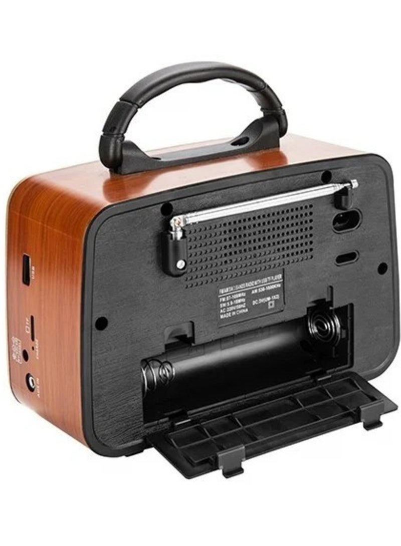 DENX/DX2427 Classic Portable Radio with Bluetooth Speaker: Dink's Brand