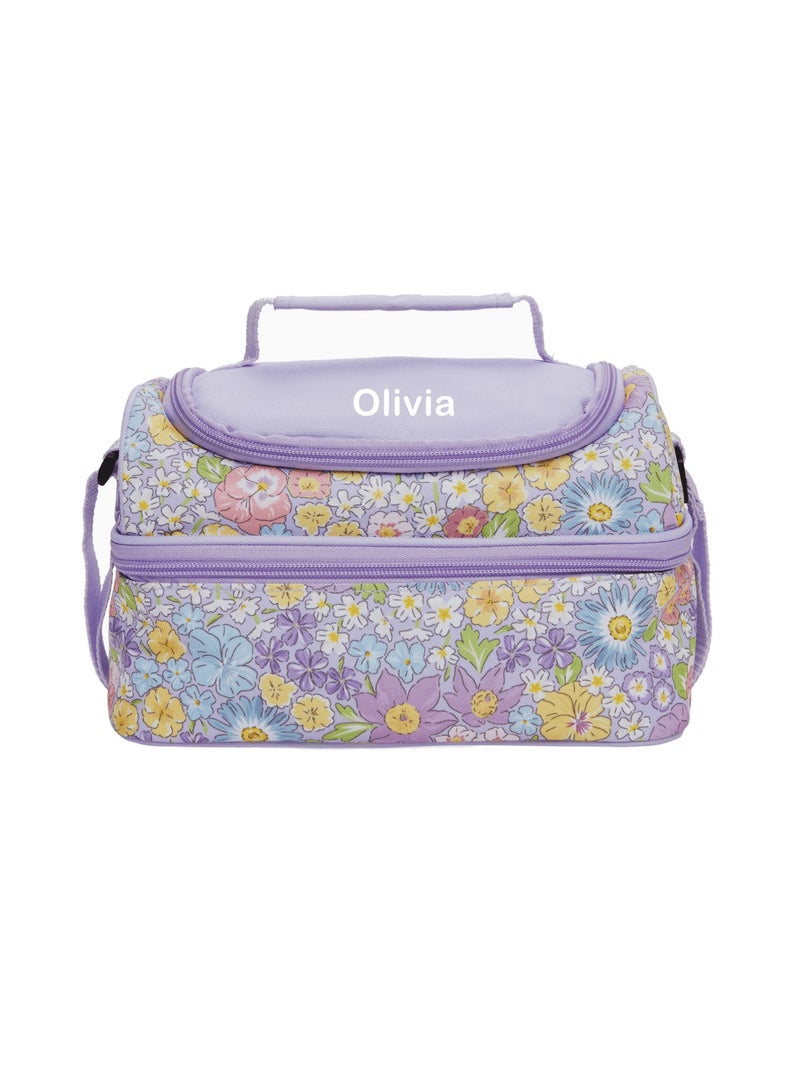 Little AI Enchanted floral double-decker lunch bag