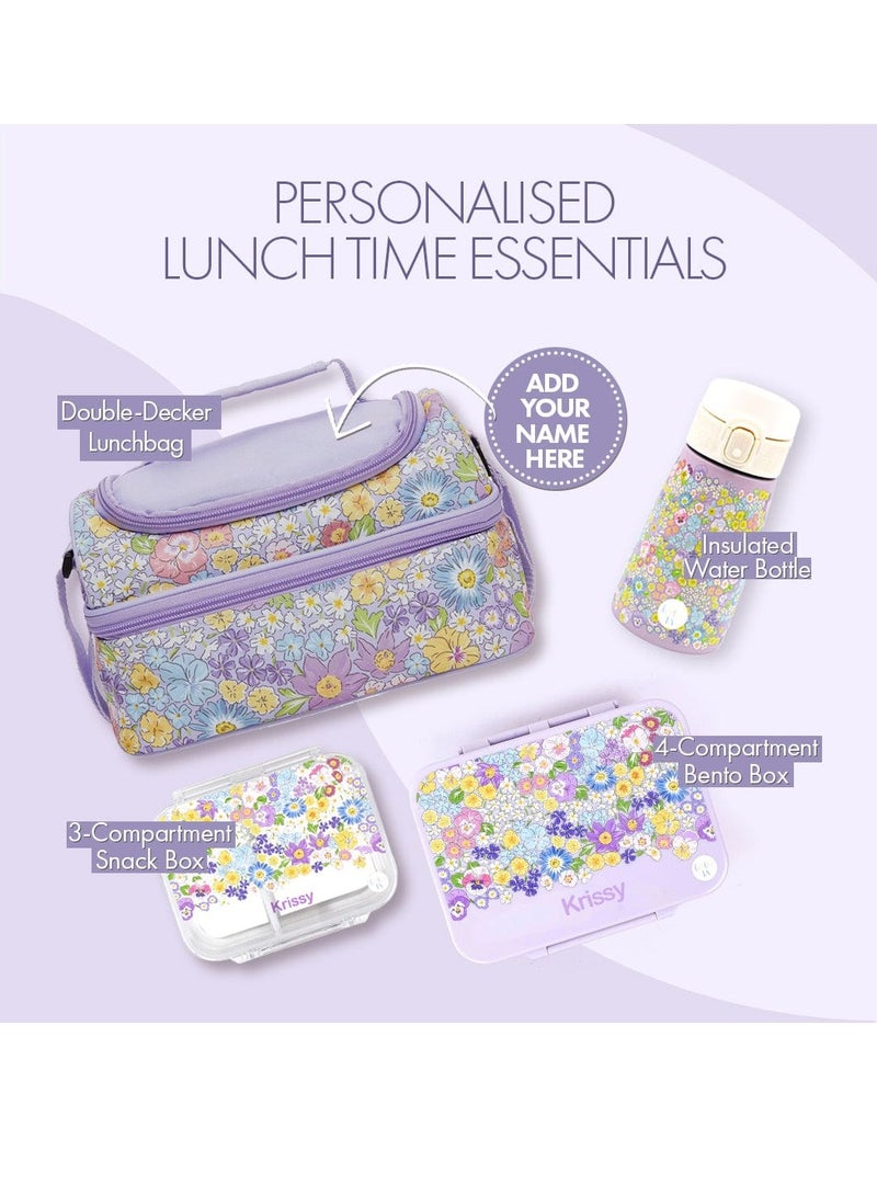 Little AI Enchanted floral double-decker lunch bag