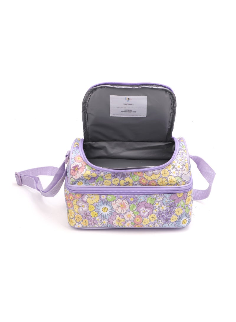 Little AI Enchanted floral double-decker lunch bag