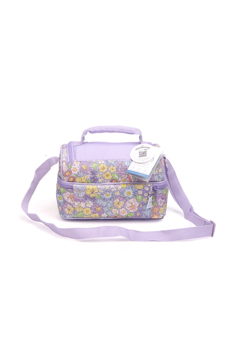 Little AI Enchanted floral double-decker lunch bag