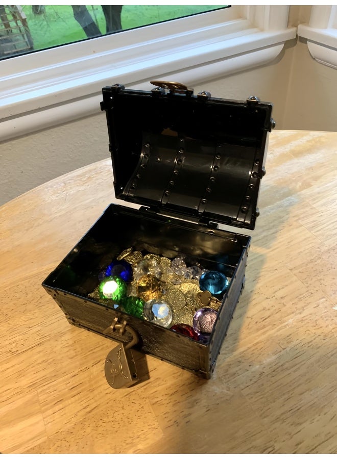 Kids Pirate Treasure Chest Large Size Teacher S Favorite Treasures Collection Storage Box With 2 Sets Of Locks And Keys Only Vintage Bronze Coating 6.3 X4.8 X5.2