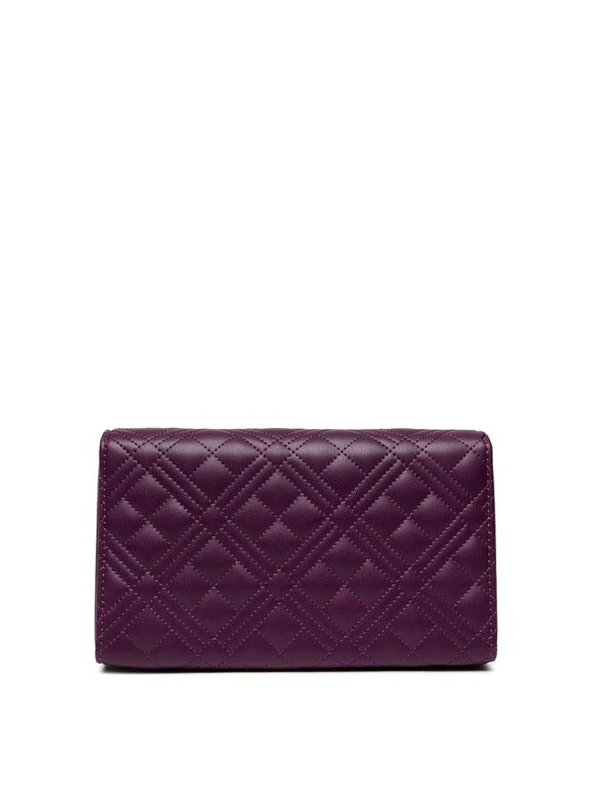 Viola Quilted  Shoulder Bag with Chic Gold Details for Women