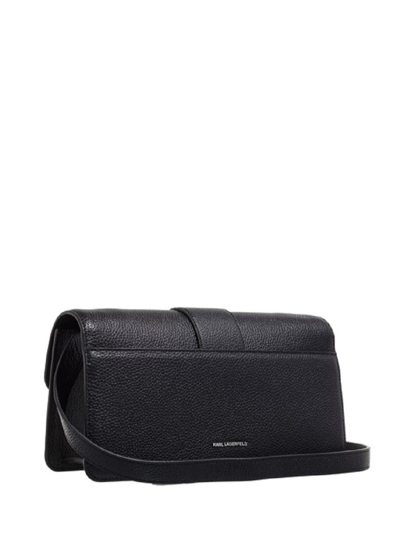 Karl Lagerfeld Ikonik 2.0 Leather Flap Bag