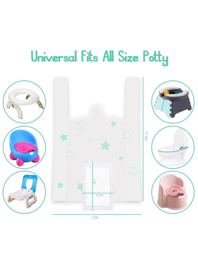 Potty Chair Liners Portable Disposable Potty Liner Bags For Universal Potty Training Toilet Seat Toddler Outdoors Travel Baby Toilet Liners 30 Pack