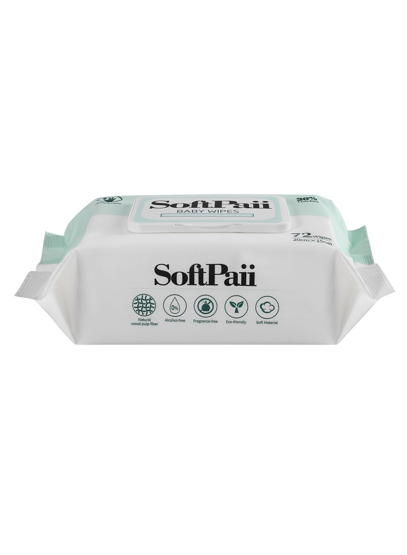 30% thicker Baby Wipes,72s x 12 Packs(864 wipes),Pure Water Baby Wipes for Baby,Multi Purpose Cleaning Baby Wet Wipes for Sensitive Skin.