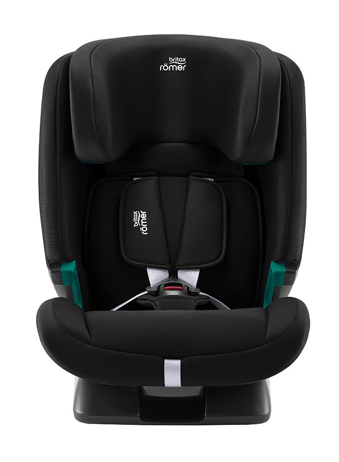 Evolvafix  Car Seat 15 Months To 12 Years - Forward Facing - 5-Point Harness Protection - Space Black