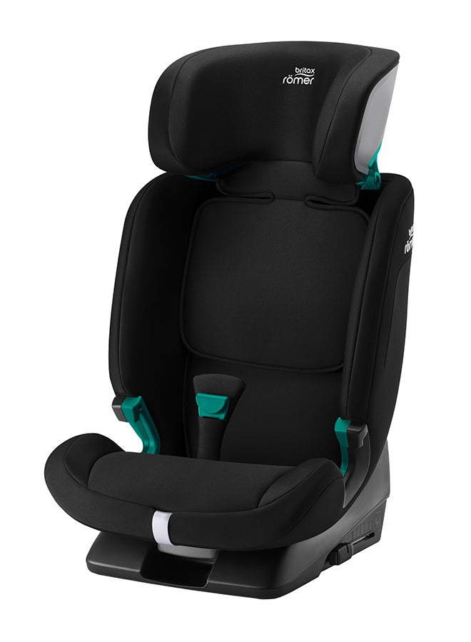 Evolvafix  Car Seat 15 Months To 12 Years - Forward Facing - 5-Point Harness Protection - Space Black