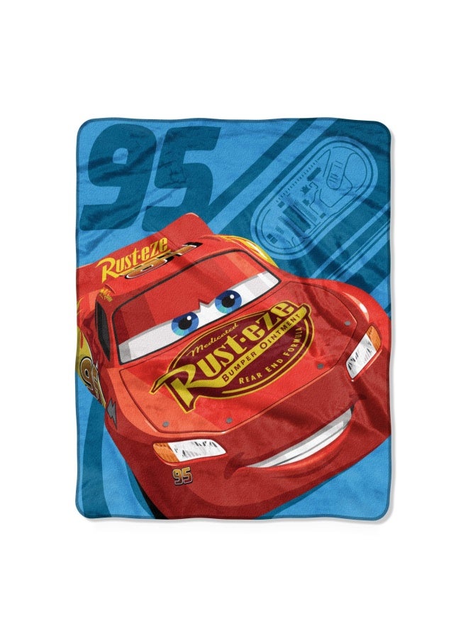 Cars Lightning Mcqueen Fleece Throw Blanket 40 X 50