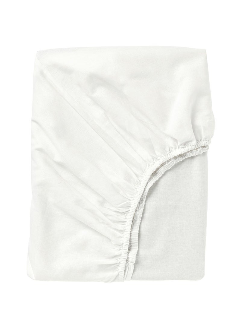 Fitted Sheet White 180X200 Cm