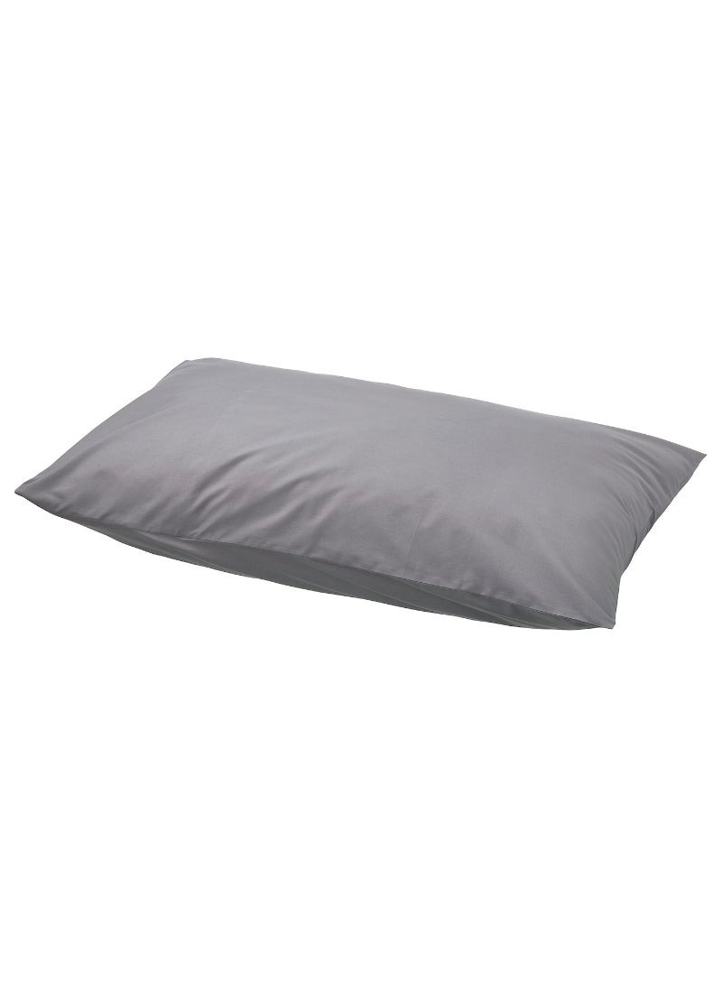 Pillowcase, Grey, 50X80 Cm