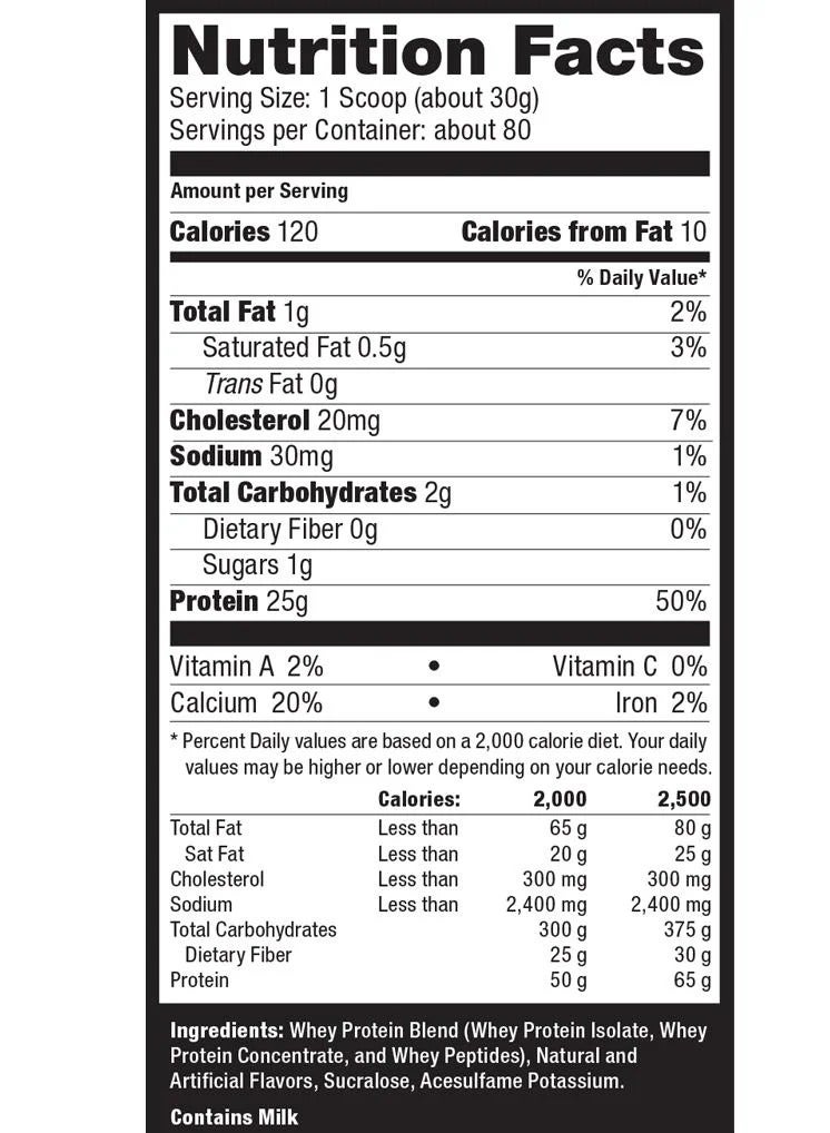 Ultimate Nutrition Prostar 100% Whey Protein 2.39kg Peanut Butter & Jelly Flavor