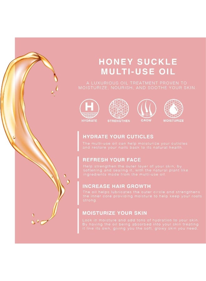 Honey Suckle Jasmine Multi-Use Oil For FaceBody & Hair