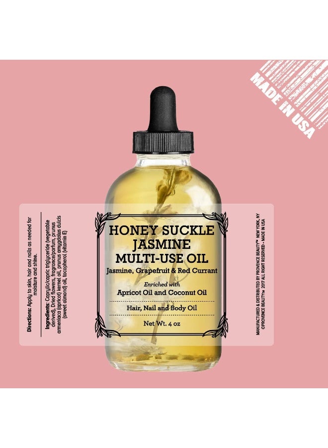 Honey Suckle Jasmine Multi-Use Oil For FaceBody & Hair