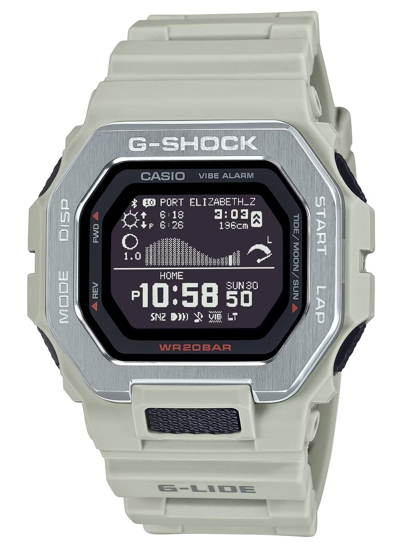 G-SHOCK G-LIDE Bluetooth Equipped Biomass Plastic Digital Men's Watch GBX-100-8DR