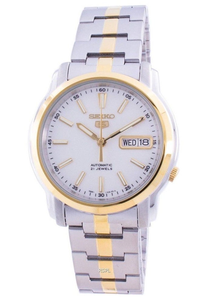 5 Automatic White Dial Men’s Watch, SNKL84K1