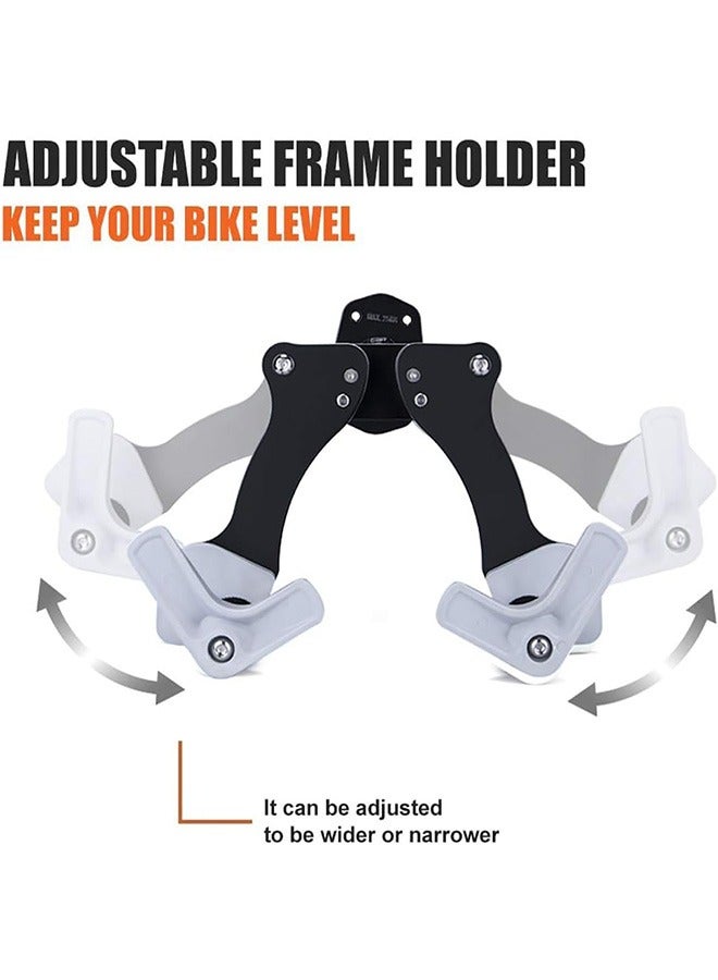 Horizontal Bicycle Bike Wall Hanger, Bike Hook Holder Storage Rack for Indoor Storage