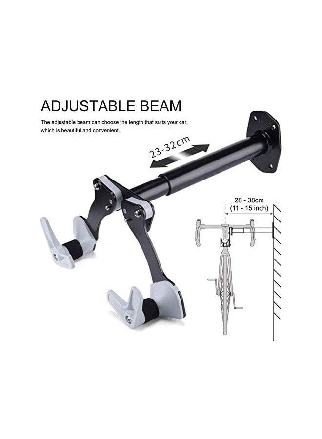 Horizontal Bicycle Bike Wall Hanger, Bike Hook Holder Storage Rack for Indoor Storage