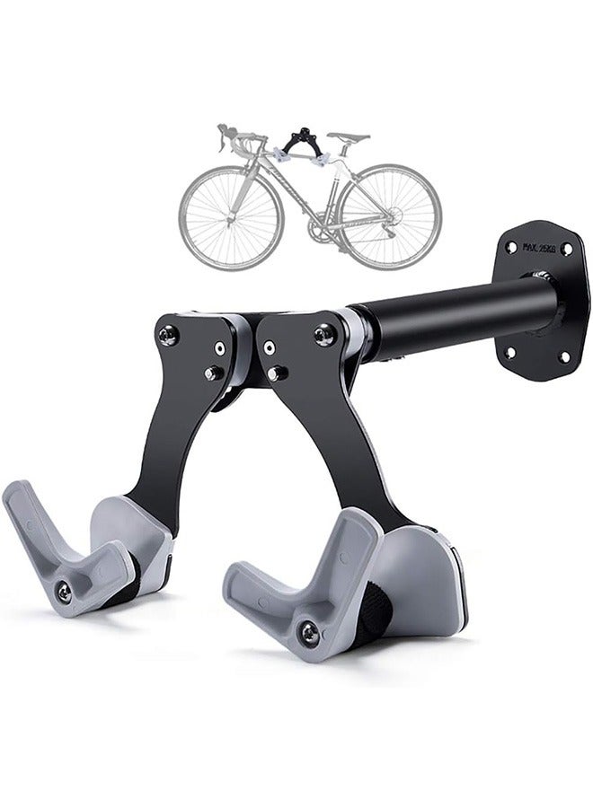 Horizontal Bicycle Bike Wall Hanger, Bike Hook Holder Storage Rack for Indoor Storage