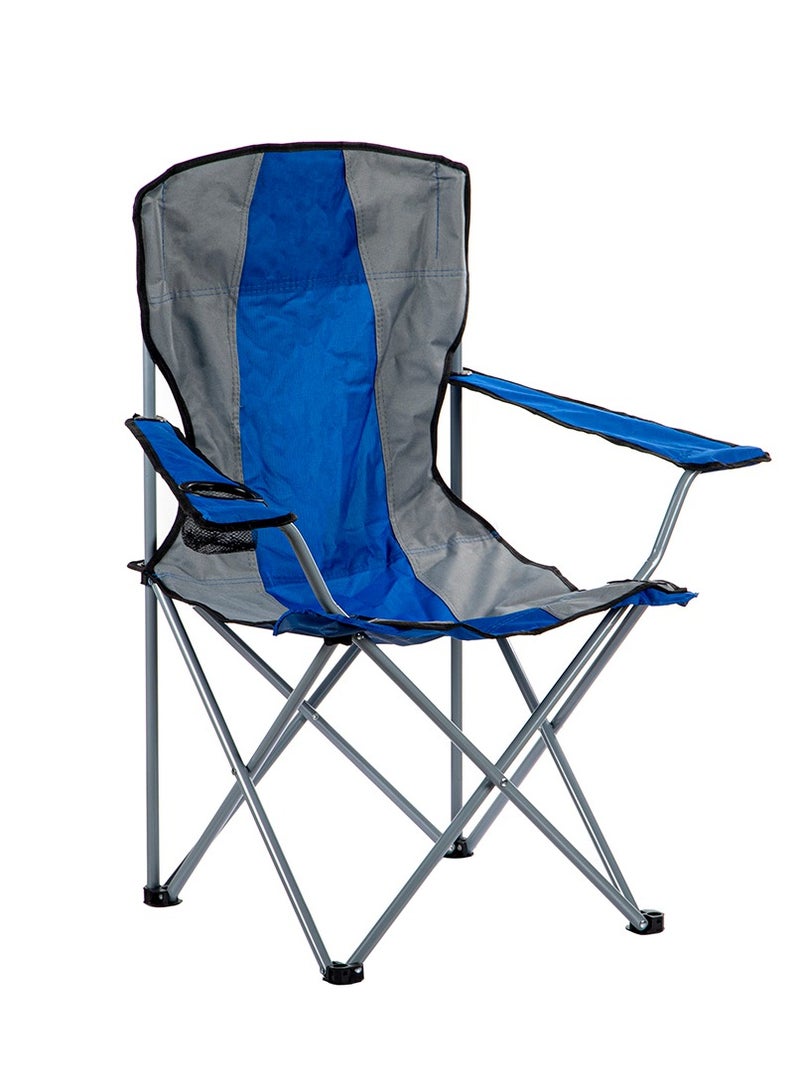 Outdoor Camping Chair Durable Sturdy Foldable Portable Chair with Bag Cup Holder for Outdoor Beach Pool Picnic Travel Fishing Lawn Patio Outdoor 50 50 75 CM Load Limit 85 KG