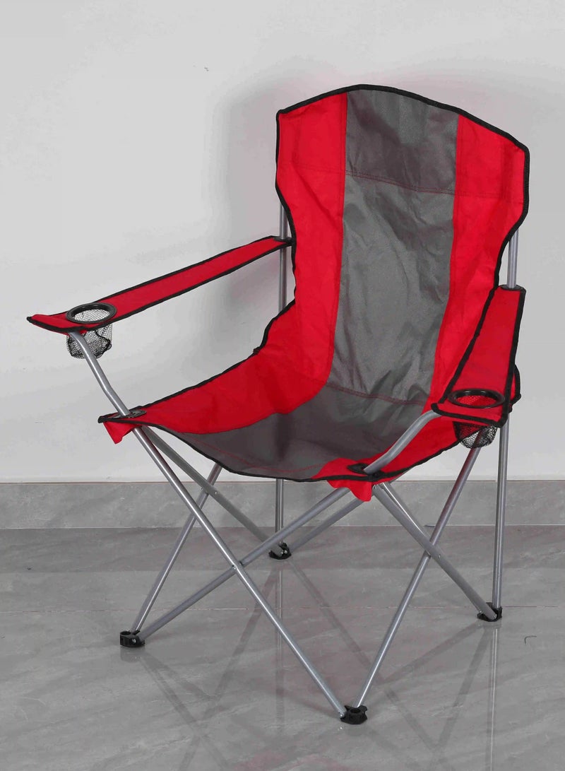 Outdoor Camping Chair Durable Sturdy Foldable Portable Chair with Bag Cup Holder for Outdoor Beach Pool Picnic Travel Fishing Lawn Patio Outdoor 50 50 75 CM Load Limit 85 KG