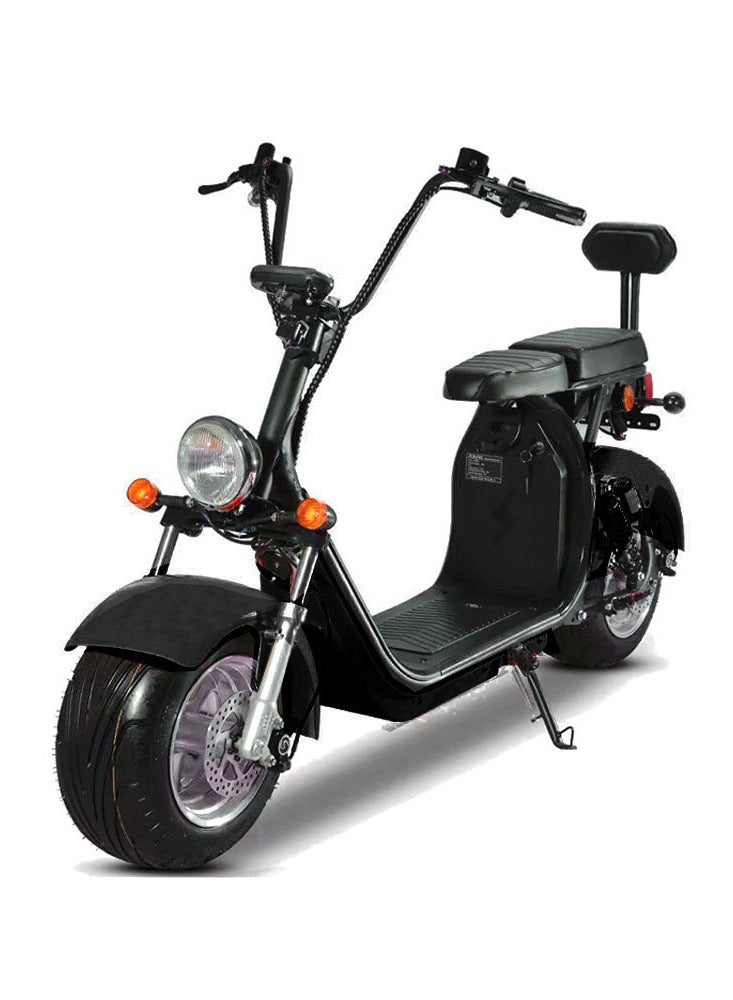 X3 BIG HARLEY+LI-ion battery+BT+double seat Electric motorcycle | Black