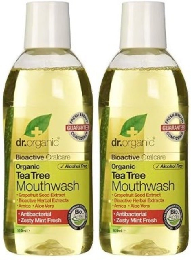 2 Pieces Tea Tree Mouth Wash