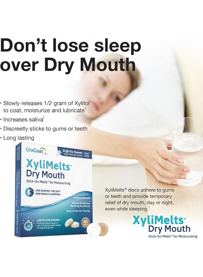 Miracle Xylimelts Dry Mouth 40 Count