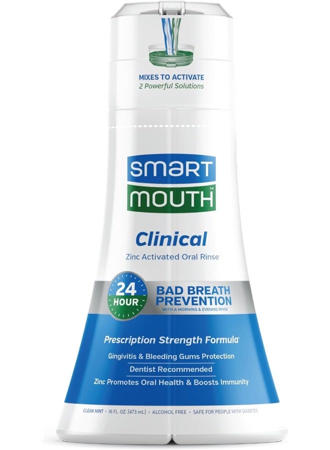 Smartmouth Clinical Dds (Gum & Plaque) Oral RinseMint16 Fluid Ounce