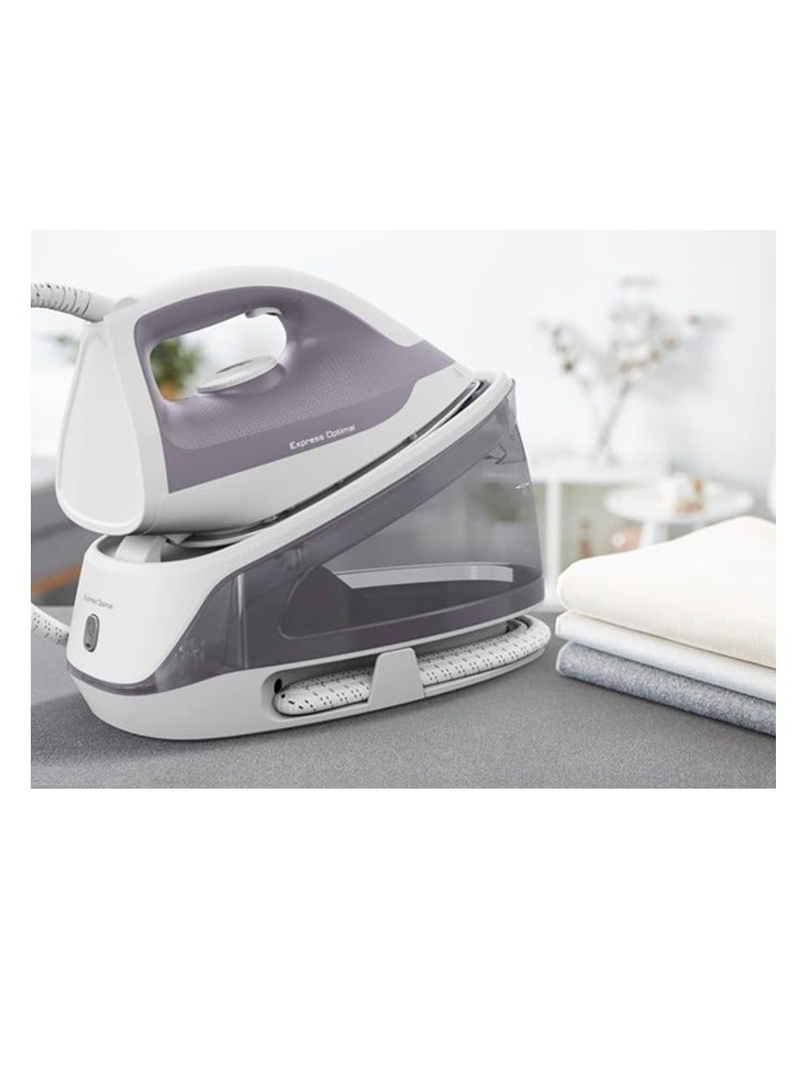 Steam Generator Iron | Express Optimal Steam Station |5.3bars,250g/min,110g/min |Ceramic Soleplate | 2 Years Warranty | 1 kg 2200 W SV4111M0 Grey