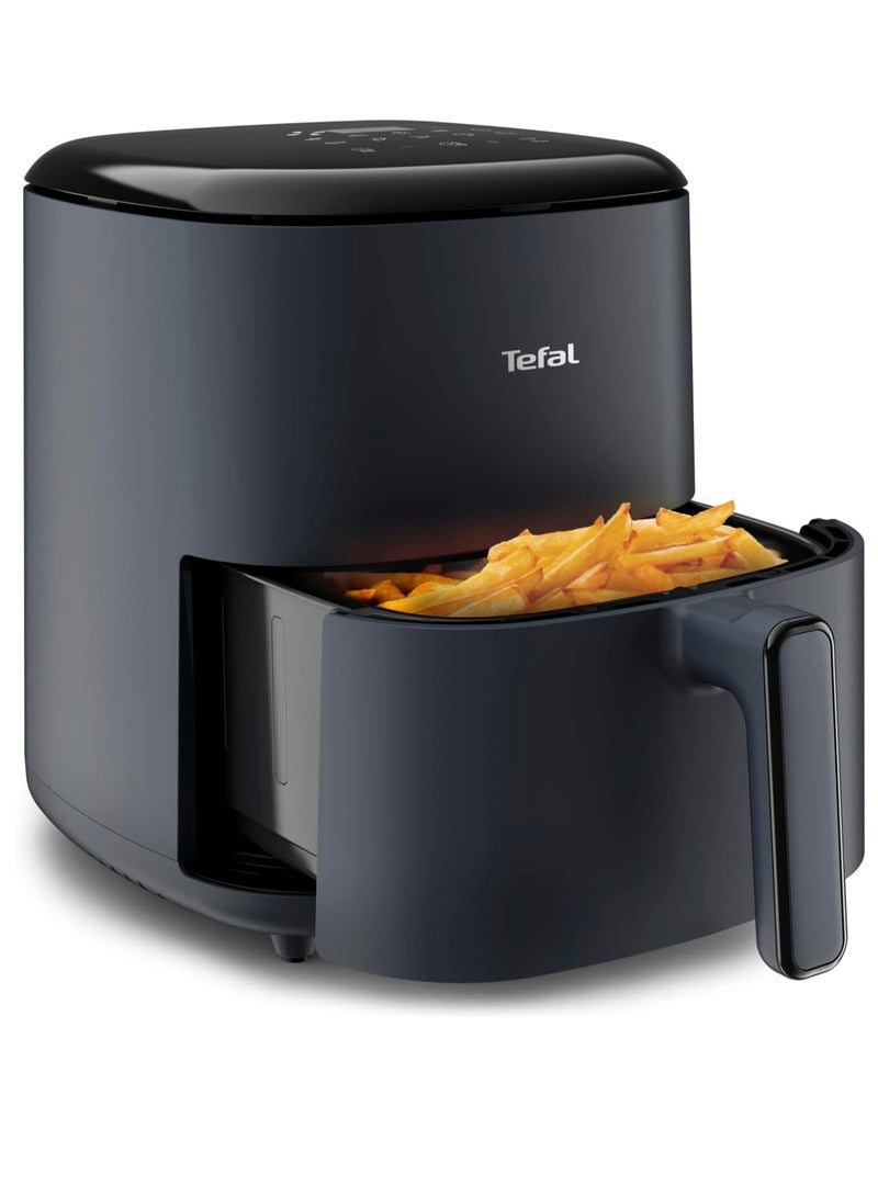 Air Fryer | Easy Fry Max 5L Air-fryer | Serves Up to Six People | Healthy and Delicious Meals in No Time | Saves Time and Energy | Digital Control Panel | 10 Auto Cooking Programs | 5 L 1500 W EY245B40 Grey