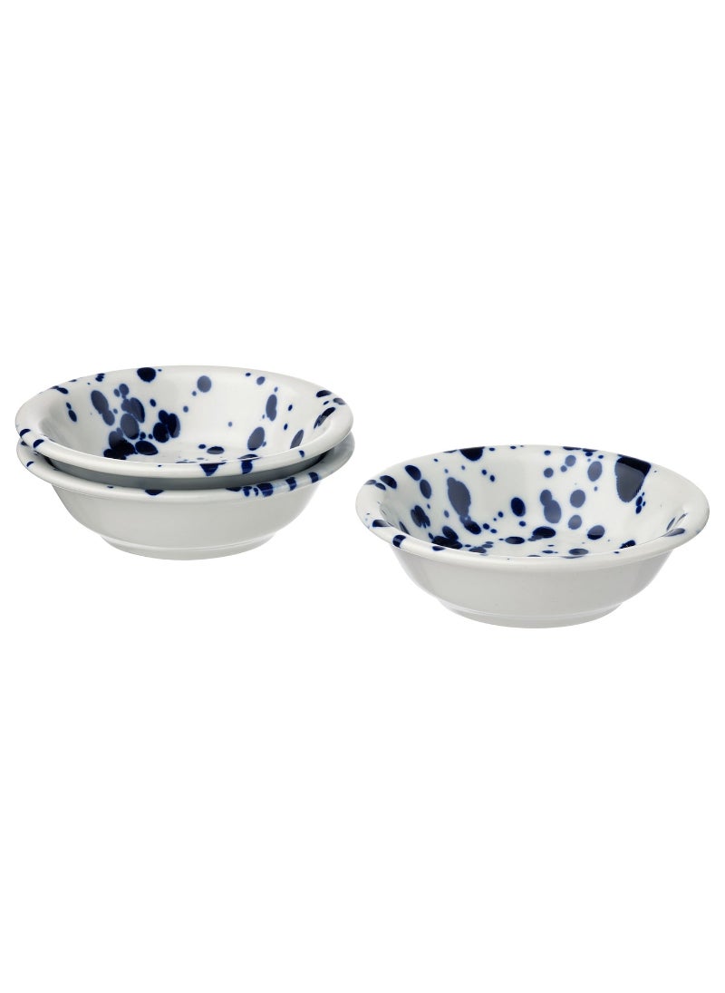 Bowl, Patterned Blue, 11 Cm