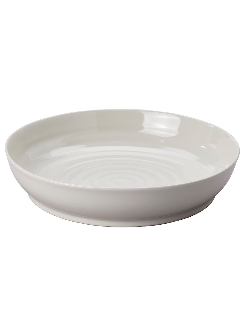 Serving Bowl, Light Grey-Beige, 34 Cm