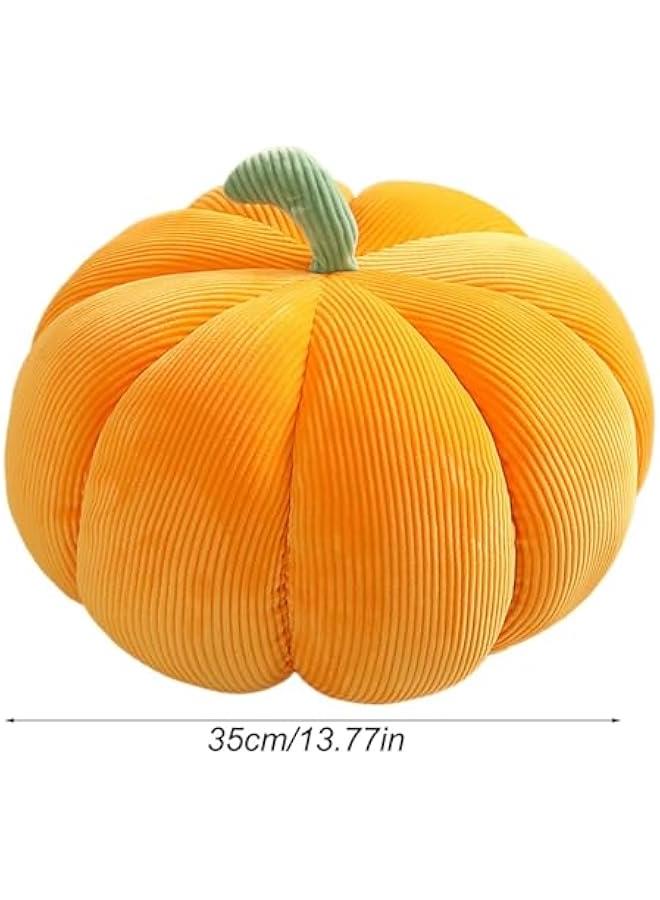 3D Pumpkin Throw Pillow,  Pumpkin Pillow Plush Pumpkin Stuffed Toy Sofa Cushion Pumpkin Decorative Pillow for Home Decor Party Favors (Pink)