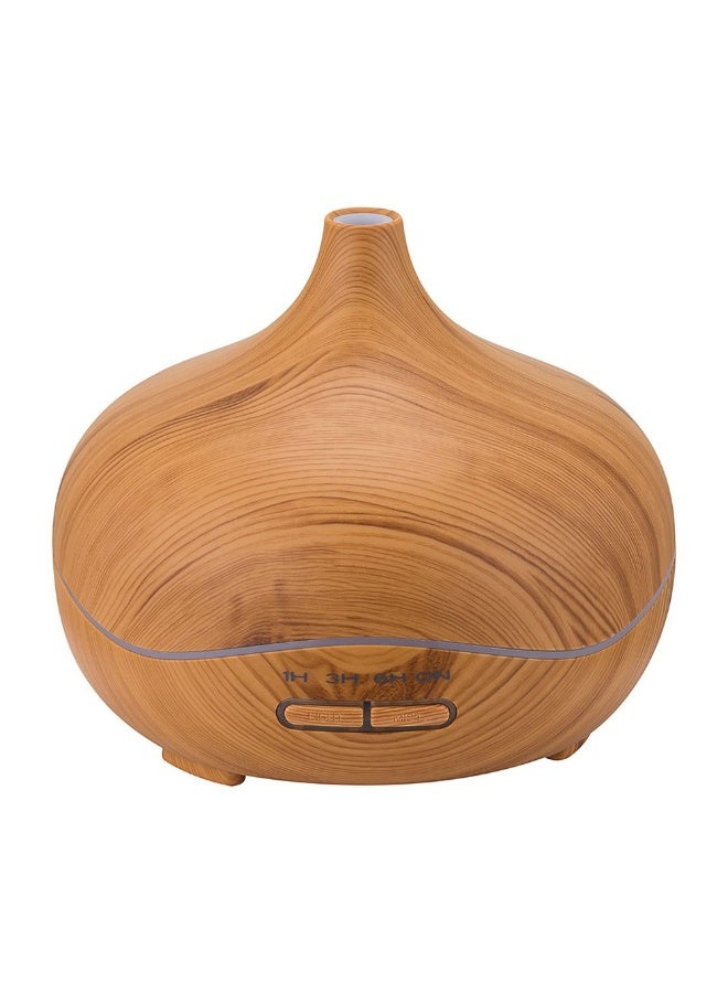 Aroma Electric Ultrasonic Diffuser Wood 550ML 16.8x14.5CM Light Wood