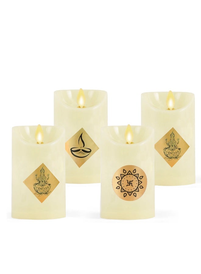 Diwali Led Candles 4 Pieces