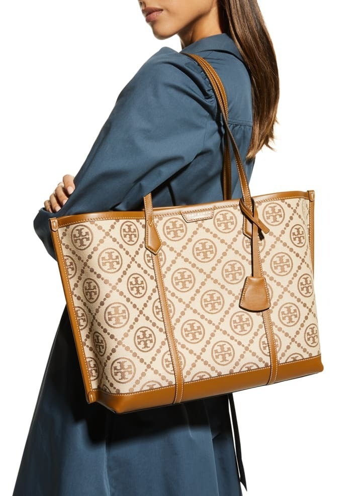 Tory Burch Perry Monogram' shopper bag